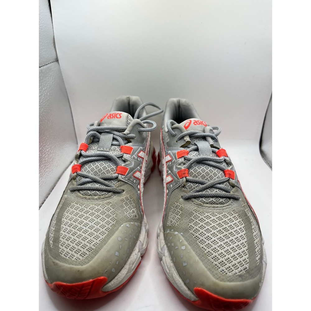 ASICS Gel Running‎ Shoes Women's Size 6 US Gray Orange Athletic Sneakers